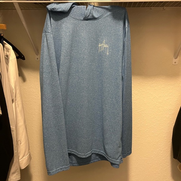 Guy Harvey Sketch Long Sleeve Performance Hoodie - Picture 2 of 2